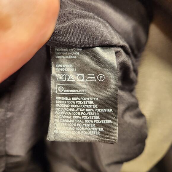 H&M Olive Army Green Satin Bomber Jacket Earthy Gremlincore Goblincore 6 FLAWED - Picture 5 of 12